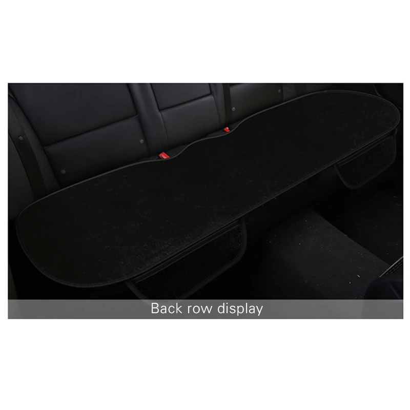 

Car Seat Cover Protector Mat Auto Rear Row Single Seat Cushion Fit Most Vehicles Keep Warm Non-slip Winter Plush Velvet Seat Pad