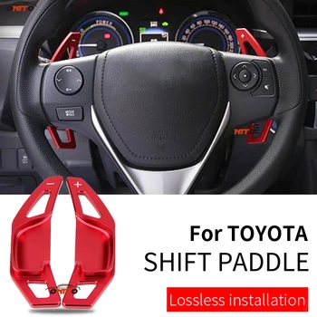 

Fit for Toyota REIZ LEVIN CAMRY COROLLA ZELAS 2pcs Car Steering Wheel Shift Paddle Aluminum alloy Extension Shifter Accessory
