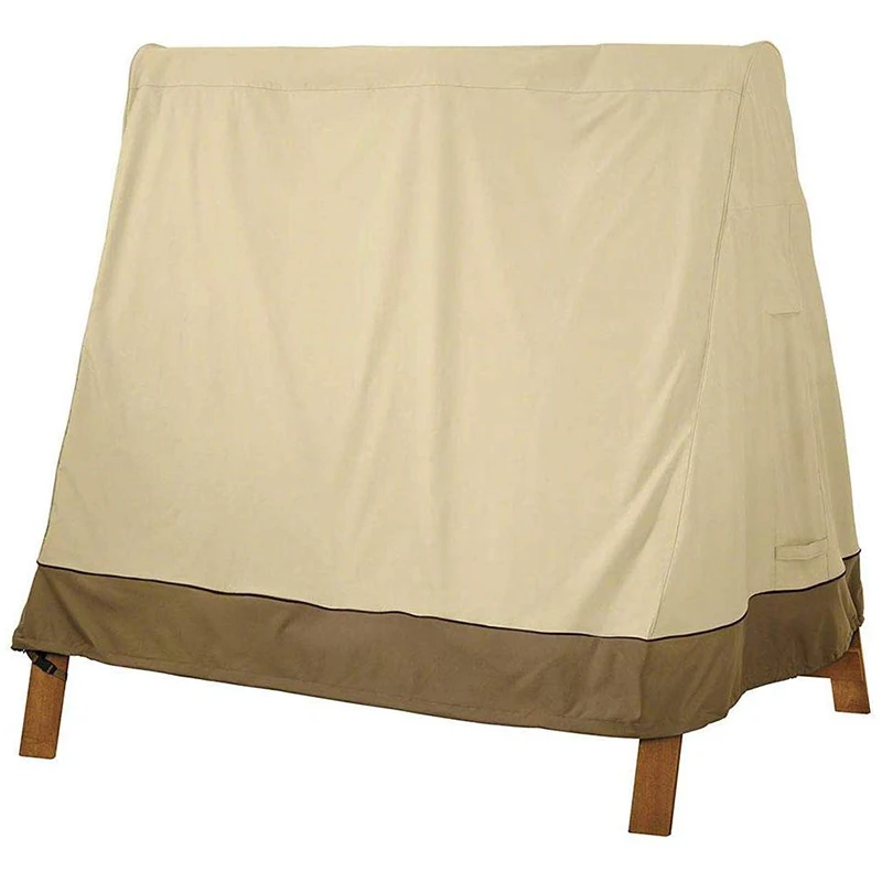 

Outdoor Swing Cover, A-Frame 3-Seater Patio Waterproof Canopy Swing Cover, Classic Accessories Veranda for Garden Courtyard, All