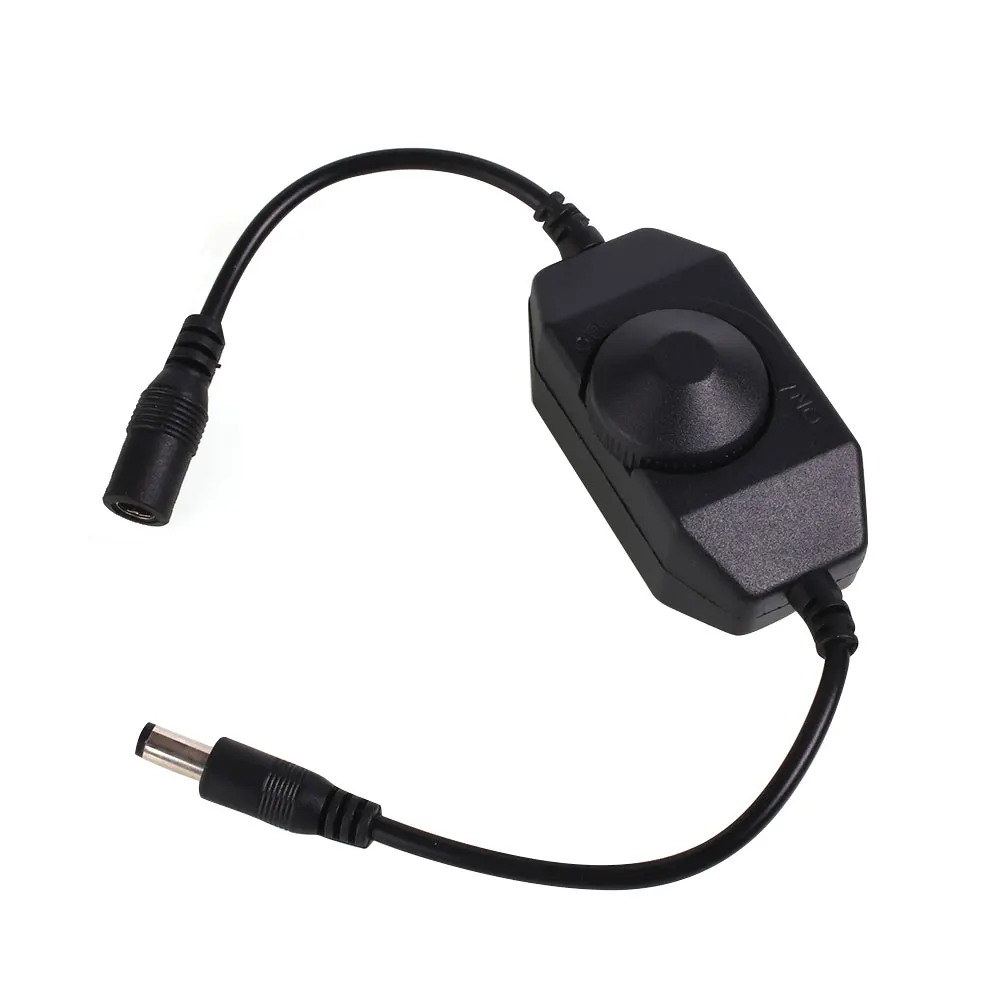Black 12V 6A 72 Вт с регулятором света регулировка регулируемое управление ручка Управление; для Светодиодный свет - Цвет: Black