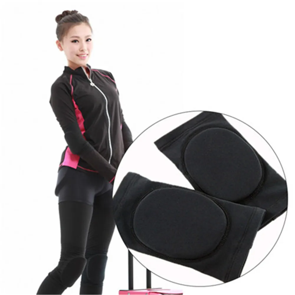 Figure Skating Ice Roller Knee Protector Pad Sports Safety Supporter Protective Mat Protection Black Pink Teens Children ice skating protector