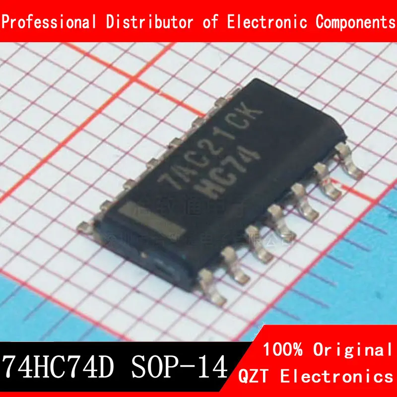 

10PCS 74HC74D SOP14 74HC74 SOP SN74HC74DR SOP-14 SN74HC74 SMD new and original IC