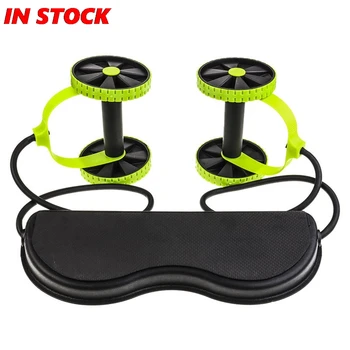 

1 pcs Abdominal Wheel Home Abdominal Muscle Wheel Fitness Wheel Roller Mute Pull Rope Multi-function Slimming Abdominal Device