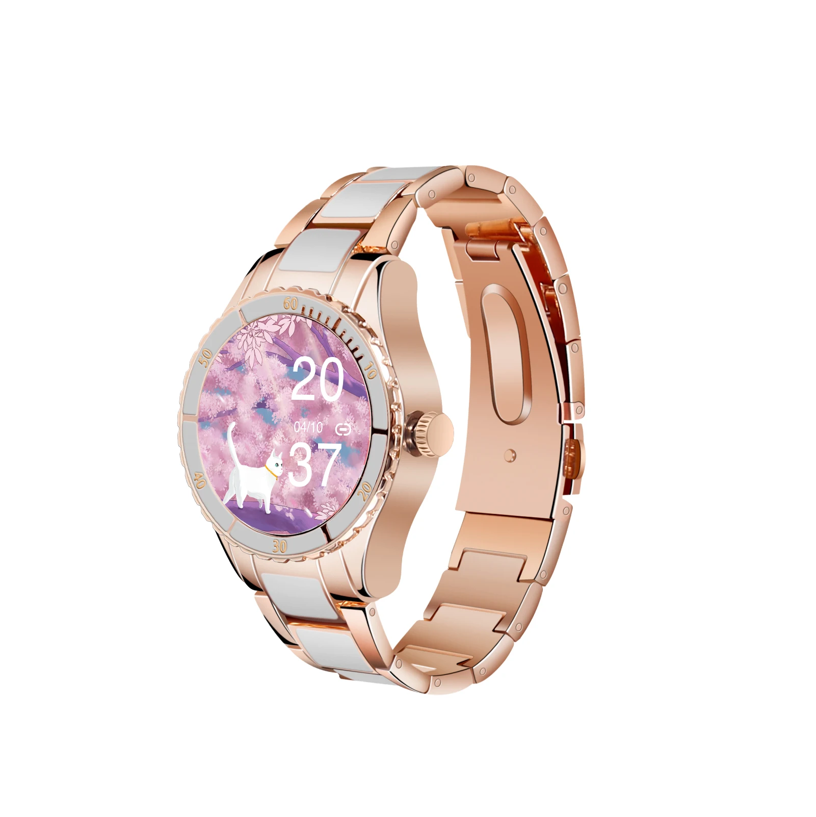 

Z73 Women Smart Watch 1.09 inch Elegant Luxury Ladies Smartwatch BT Answer Dial Call Female Safety Period Blood Pressure Oxygen