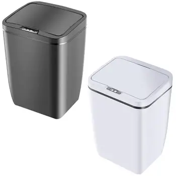 

12L Smart Trash Can Automatic Non-Contact Smart Induction Trash Can Motion Sensor Kitchen Environmentally Friendly Trash Can