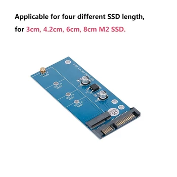

NGFF M.2 SSD to SATA 3.0 Adapter Card Converter for 30/42/60/80Mm M.2 SSD Hard Drive