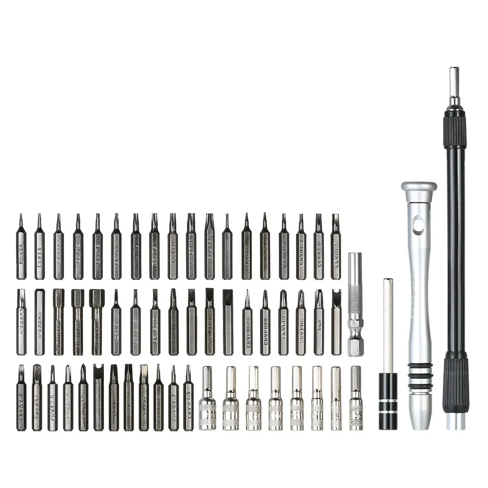 

Multi-functional DIY 60 in 1 Magnetic Screwdriver Set CR-V Bits Screw driver Repair Tool Kit Electronic Maintenance