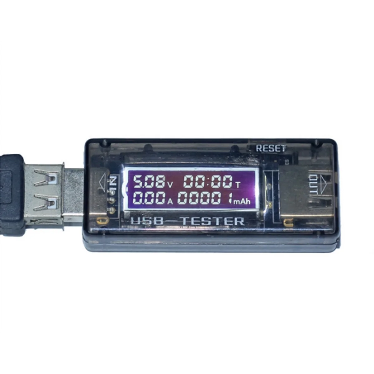 ЖК-детектор USB Вольт Напряжение тока доктор зарядное устройство Емкость Plug и механизм тестер напряжения Вольтметр Амперметр