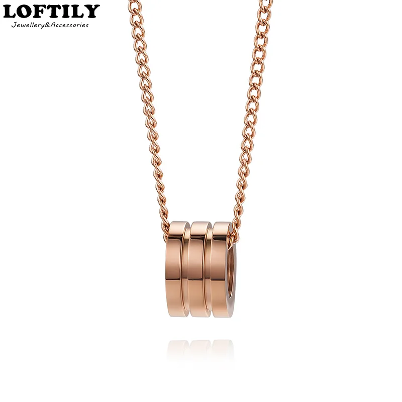 

Fashion Diamond Circle Pendant Necklaces Gift for Women Stainless Steel Birthday Valentine's Day Mothers Day Gift Jewelry