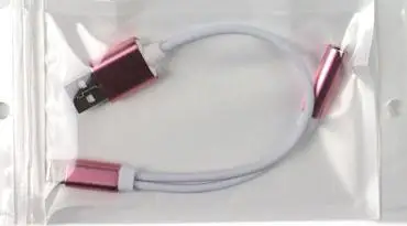 Rose gold Прямые продажи с фабрики; Новинка; Лидер продаж; стильное цельнокроеное платье из двух наушников проводки Тип c 2-в-1 аудио кабель для зарядки и передачи данных подходит для huawei/ap - Цвет: Rose gold
