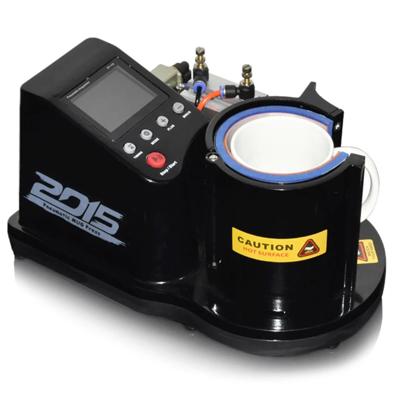 

EU Plug Pneumatic Cup Hot Press Sublimation Printer 2D Digital Hot Cup Printing Machine