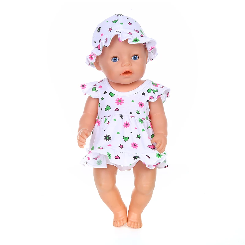 Модная детская Одежда для куклы подходит 43 см игрушка новорожденных аксессуары и
