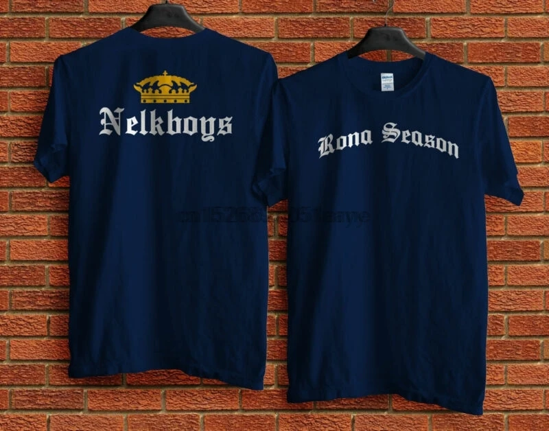 Hot New NELK BOYS RONA SEASON Unisex T-Shirt NAVY BLUE S M L XL 2XL | Мужская одежда