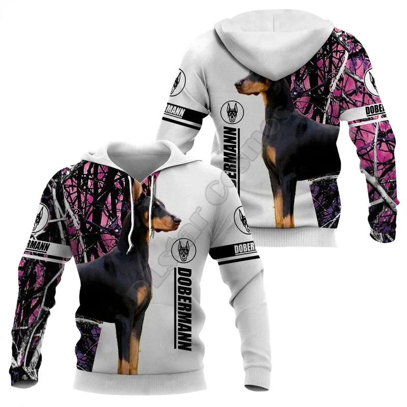 Rottweiler/Doberman/Pitbull/Boxer 3D Printed Hoodies Animal Pullover Men For Women Funny Dog Sweatshirts Sweater