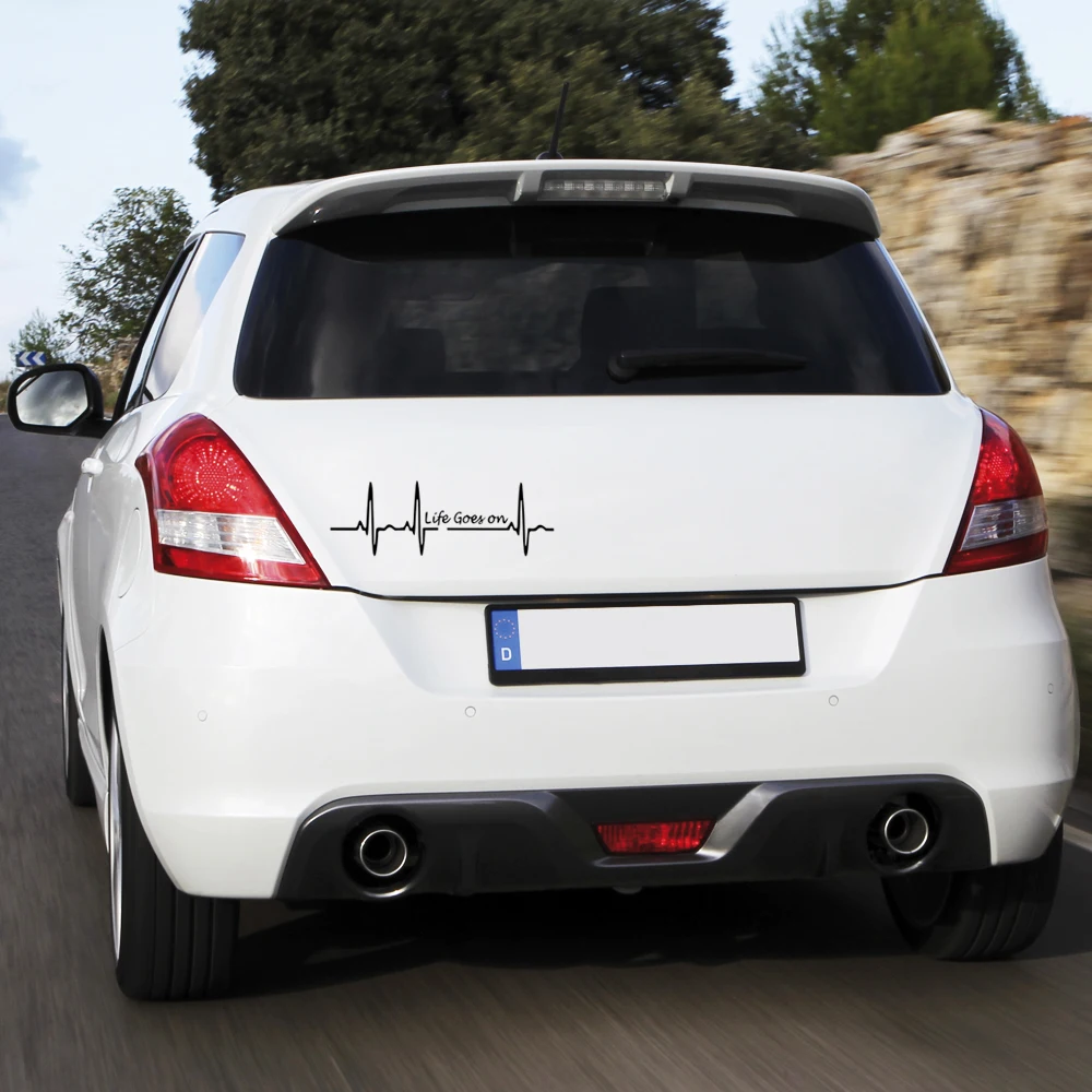 Автомобильная наклейка с пульсометром трекпад Life Go On Decal для Hyundai Santa Fe Sonata Solaris Azera