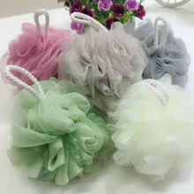 Простой цвет 60 г мелкая сетка губка Ванна мяч может повесить Экстра-большой толстый мягкий Ванна Qi Pao Wang тереть полотенце Loofah