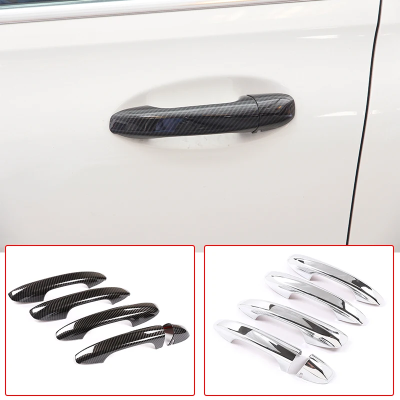 

Car Outside Door Handle Cover Trim ABS For Mercedes Benz A C E GLC Class W205 W213 W177 X253 2015-20 Auto Sticker Accessories