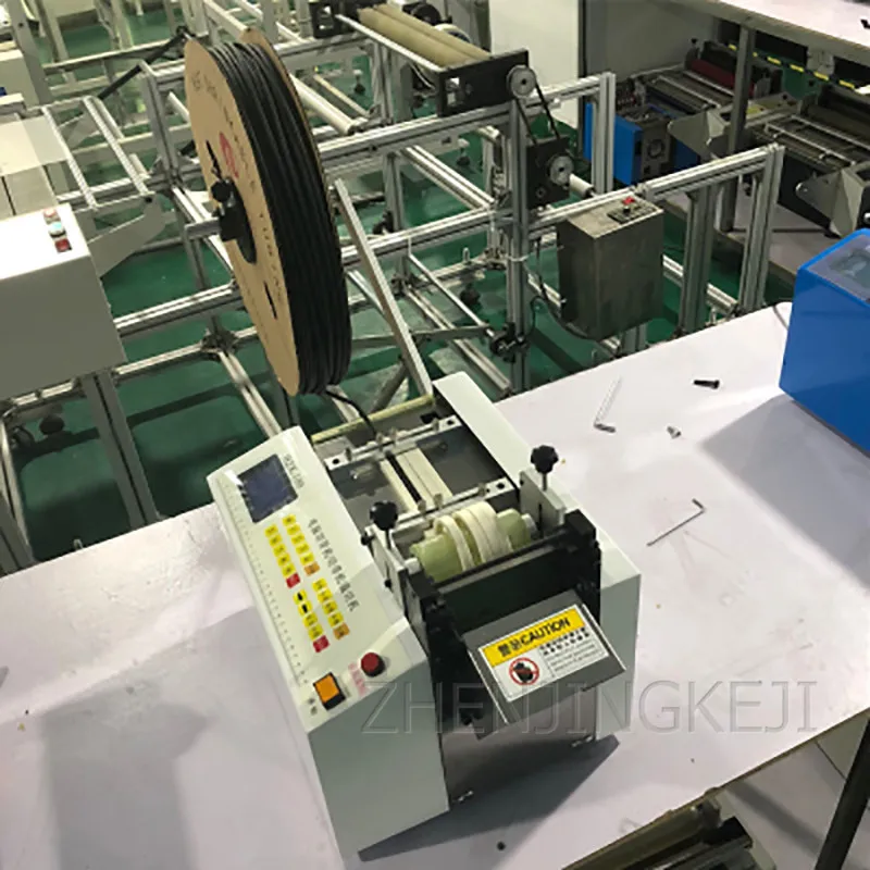  Multifunction Pipe Cutting Machine Heat Shrinkable Tube Fully Automatic Computer PVC Battery Shell 