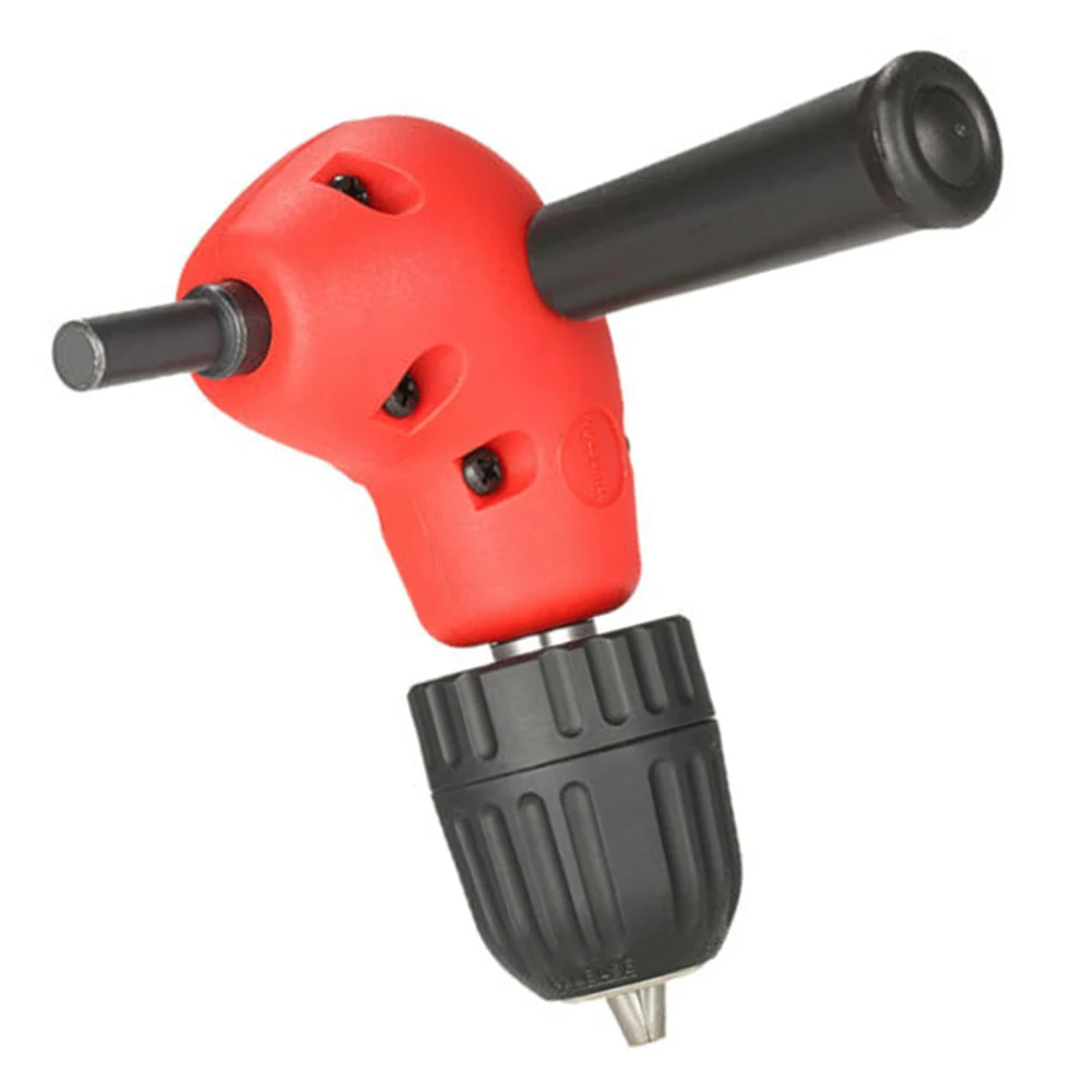 90°degree Right Angle Drill Adapter Attachment Keyless Chuck Repair Tool Parts