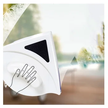 

Magnetic Double Side Glass Cleaner Adjustable Glider Household Cleaning Brush Tool Glass Wiper for High-Rise and Car Washing