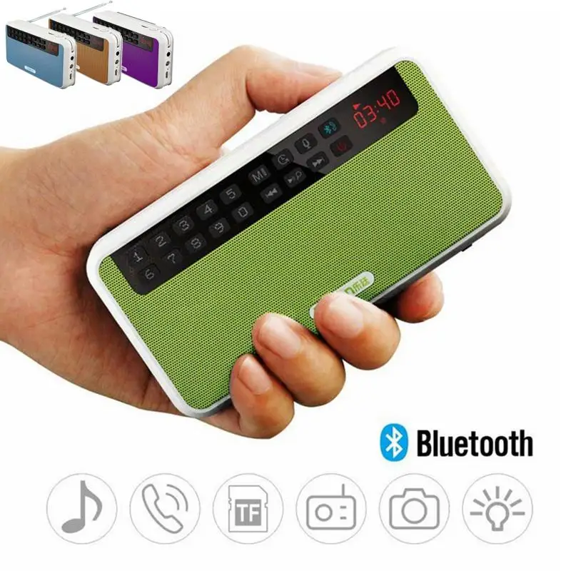 Rolton E500 Portable Stereo Bluetooth-compatible Speakers FM Radio Clear Bass Dual Track Speaker TF Card USB Music Player | Электроника