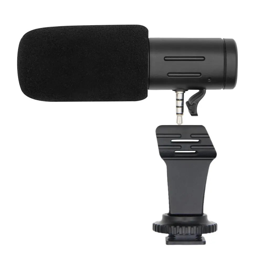 MIC-02/MIC-06/MIC-07/MIC-07 Pro 3,5 мм микрофон для мобильного телефона/камеры Запись видео супер-кардиоидный указывающий стерео микрофон