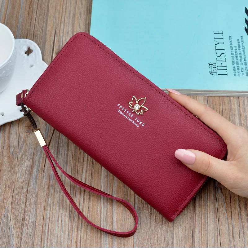 

Women's wallet female ladies bags 2019long zipper multi-function large capacity wallet Korean women's clutch bag trend