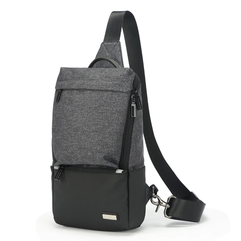 

Men's New Chest Bag Shoulder Diagonal Package Casual Chest Bag Travel Multi Function Messenger Bag