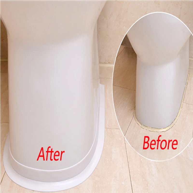 Wall Sticker for Bathroom Tape Sealing Strip Bath Shower Sink Gap Toilet Caulk Tape Waterproof Mildew Strip for Kitchen Stove