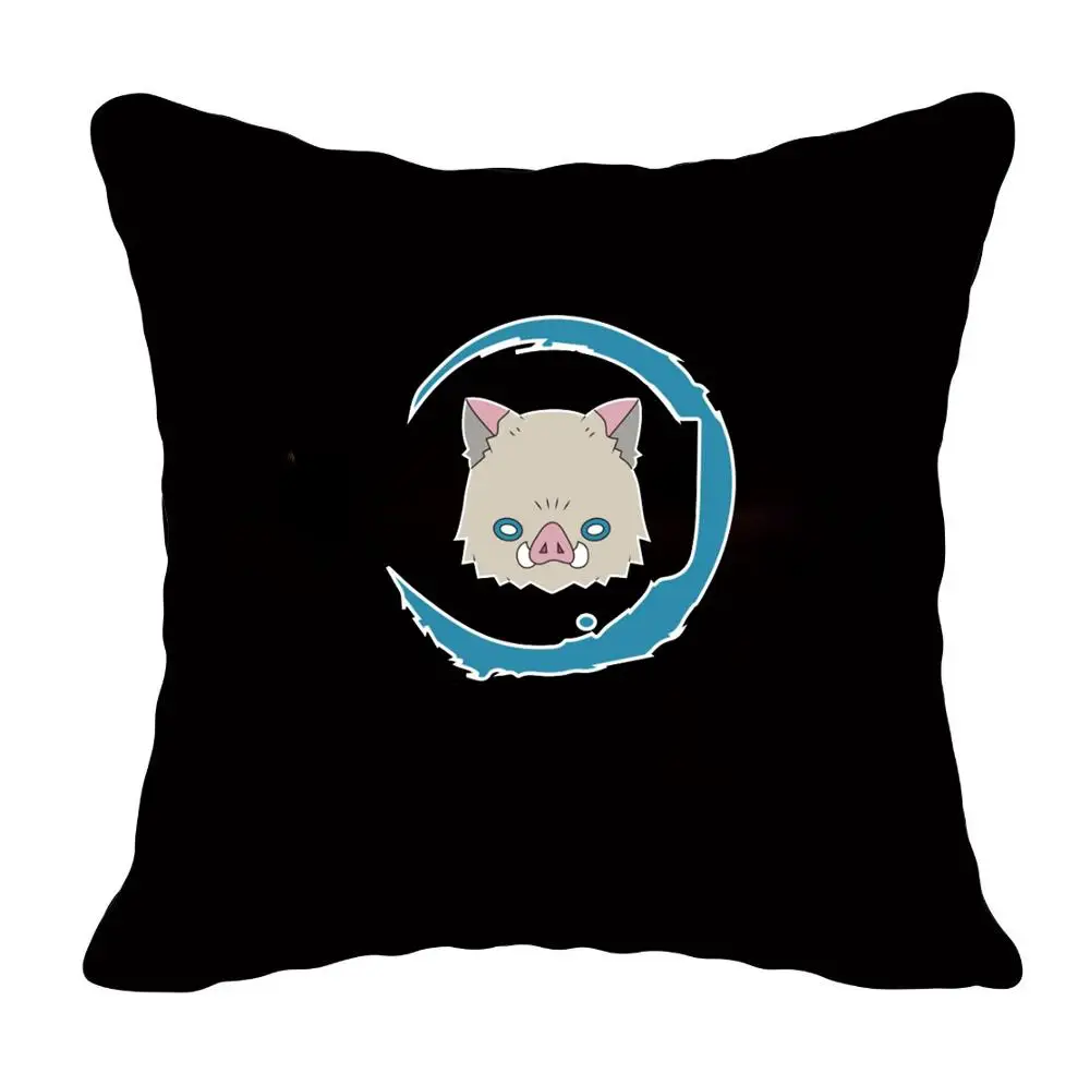 Hot anime Demon Slayer Pillow Case Custom Print cute Cartoon Cushion Cover Sofa Home decoration case 45*45cm |