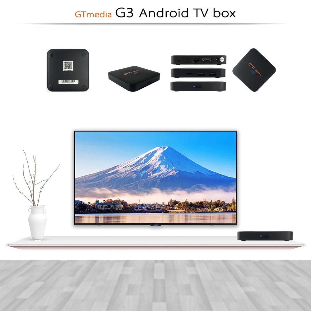 GTMEDIA G3 S905W Android 7,1 Smart Tv Box медиаплеер 2G+ 16G пульт дистанционного управления Встроенный 2,4G Wifi 4K HD iptv подписка netflix