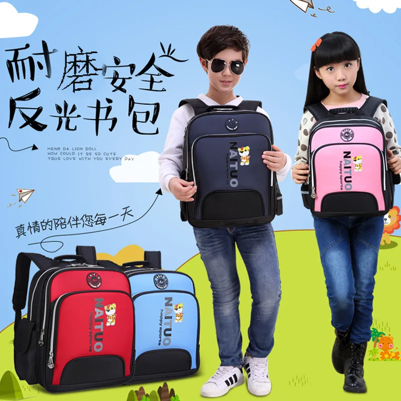 

Schoolbag for Elementary School Students 1-3-4-5-6 Grade Boy Girl'S 6-12 a Year of Age Burden Relieving a Grade Children Backpac