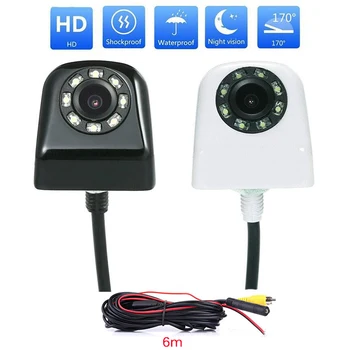 

170 Degree Wide Angle Car Rear View Camera Set Auto Reverse Camera With 8 LED Light CCD Image Sensor Parking Cameras With Cable