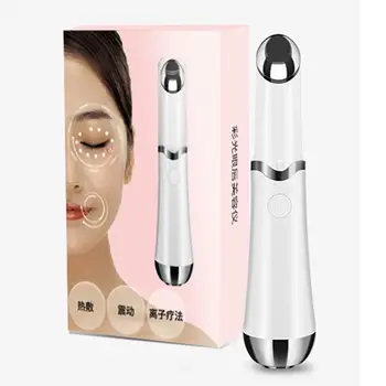 

Mini Electric Hot Compress Eye Massager Anti-Ageing Wrinkle Dark Circle Pen Removal Rejuvenation Beauty Care Portable Pen