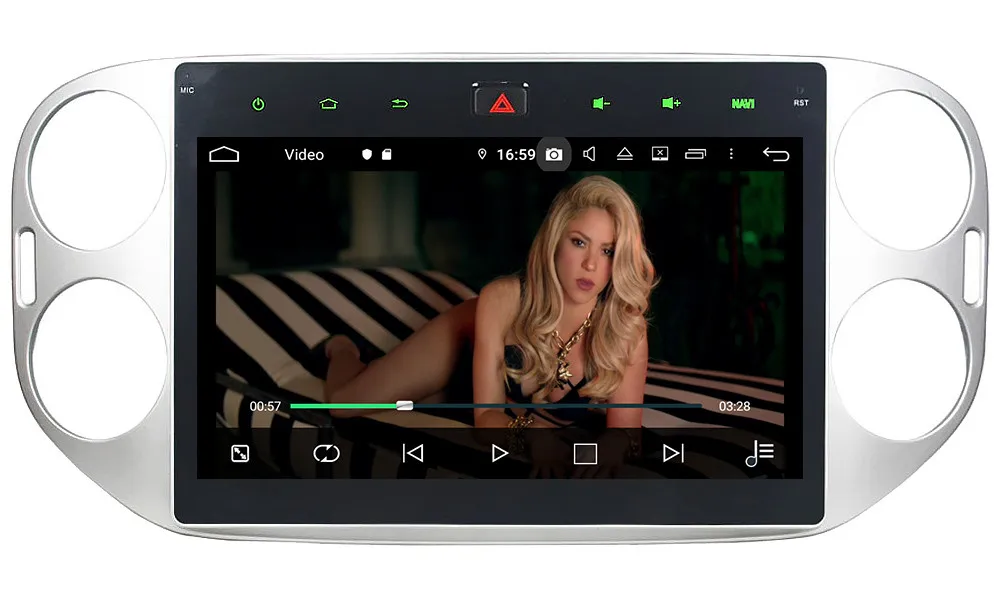 Klyde 10,1 "ips 4G Android 9,0 Восьмиядерный 4 Гб ОЗУ 64 Гб ПЗУ DSP BT автомобильный DVD мультимедийный плеер радио для Volkswagen Tiguan 2012-2016