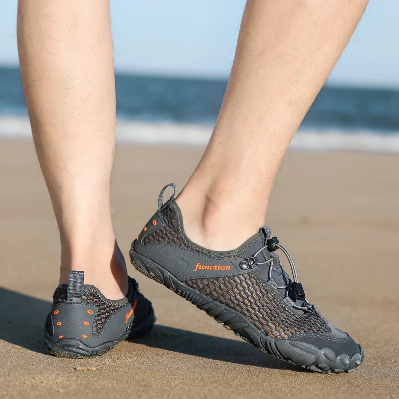 Уличные Горные Скалолазание спортивные кроссовки сетчатая обувь дышащая обувь мужская обувь болотная обувь Летняя H1915
