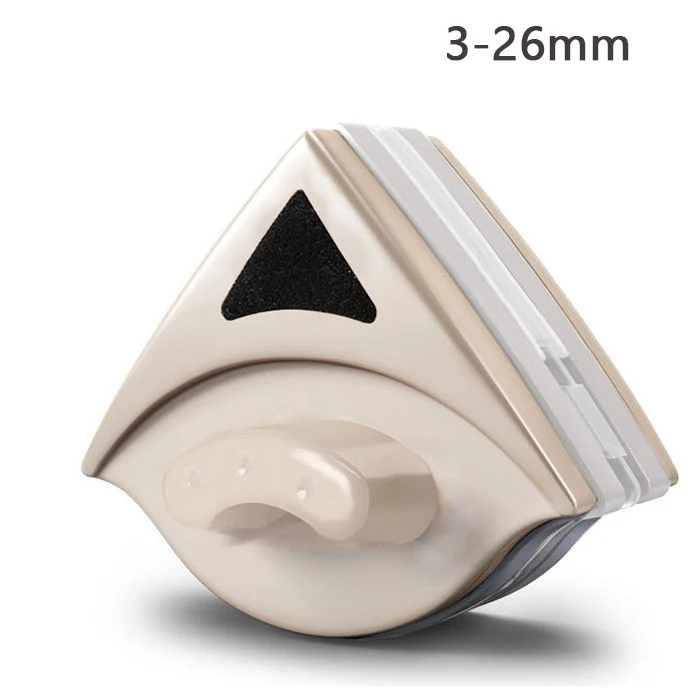 3mm to 26mm glass Магнитная щетка для мытья окон, двусторонняя Бытовая щетка для чистки стекла, Магнитная щетка для чистки окон, инструмент 3-40 мм - Цвет: 3mm to 26mm glass