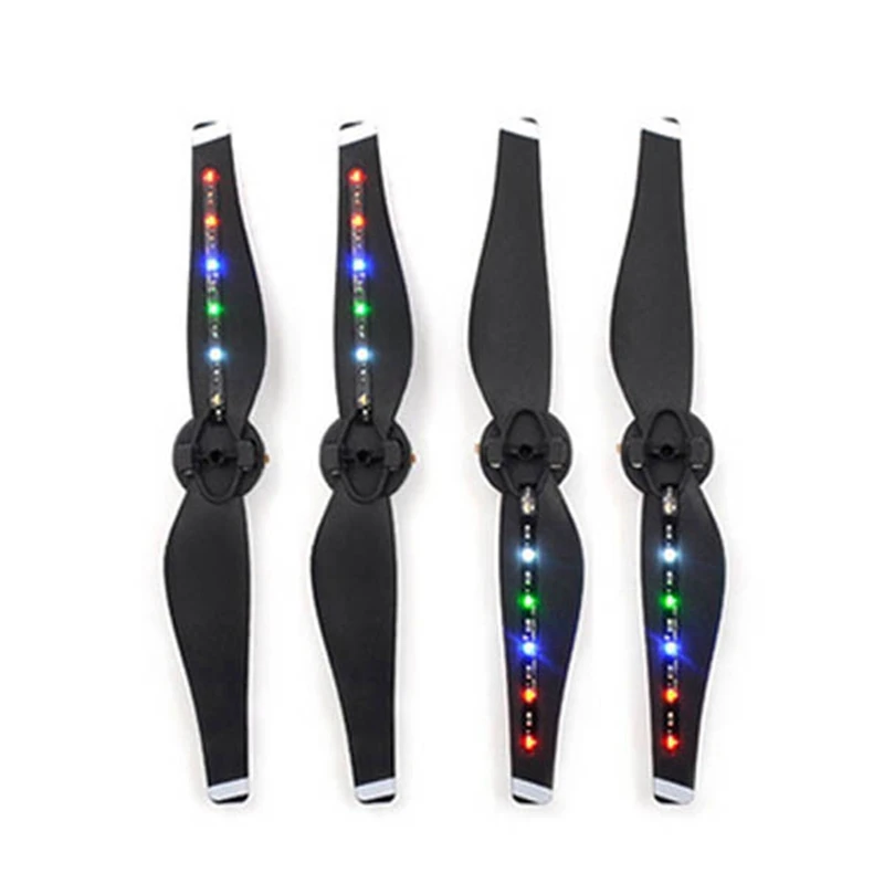 

2pair Propeller Air Propellers LED Flashlight Easy to mount USB Charger For Mavic air drone Accessories