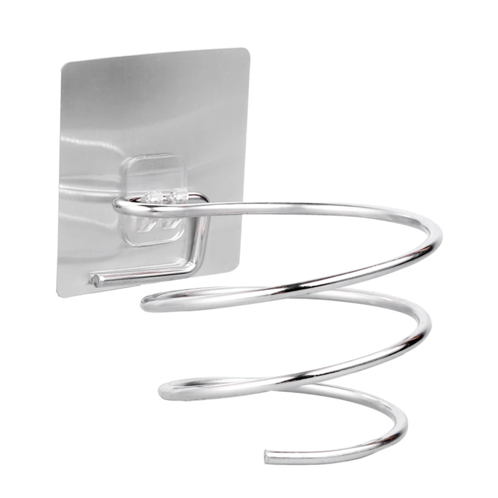 

Holder Waterproof Wall Mount No Drilling Paste Type Hair Dryer Support Durable Bathroom Supplies Space Saving