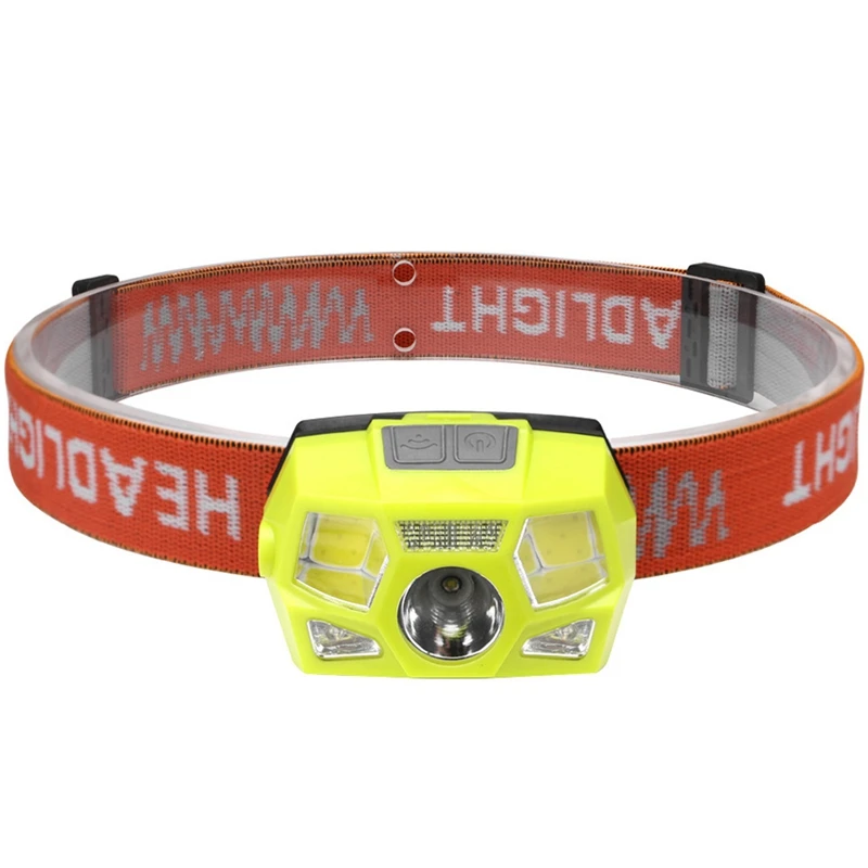

Led Head Light Lamp Motion Sensor Ultra Bright Hard Hat Head Light Lamp Powerful Headlight Usb Rechargeable Waterproof Flashligh