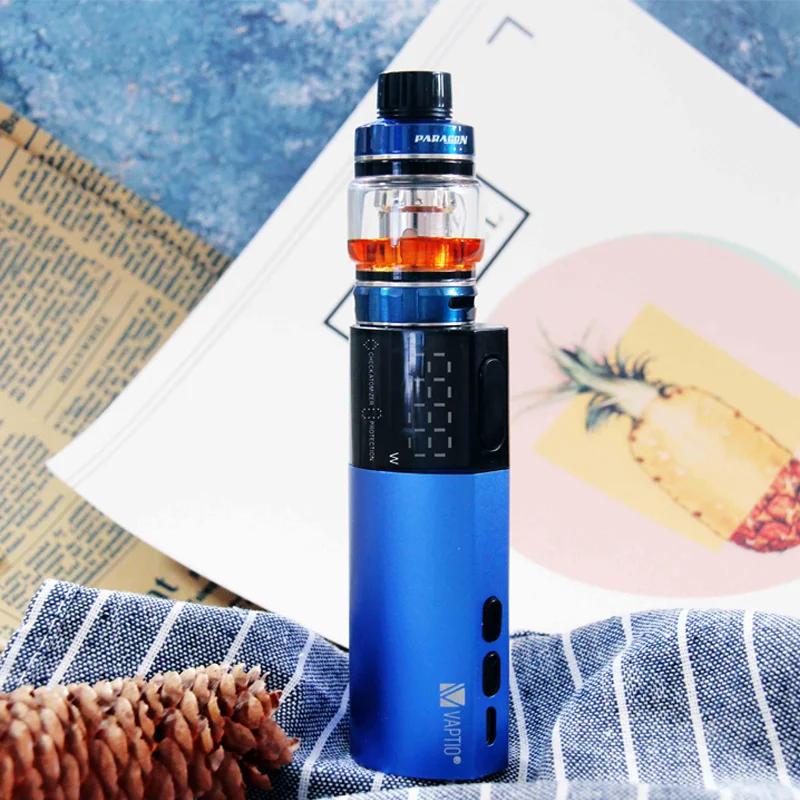 Электронная сигарета Vaptio VEX100 100 Вт боксмод VEX 8 мл испаритель вейп Ом 510 нить бак