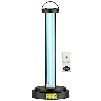

Ultraviolet Disinfection Lamp, 36W Portable Ozone UV and Three-Segment Timer Remote Control Portable Household UVC Germicidal La
