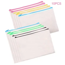 Aliexpress - 10PCS Canvas Makeup Bags Zipper Pouch Bags Pencil Case Blank DIY Craft Bags CosmeticTravel DIY Craft School Case Pencilcase