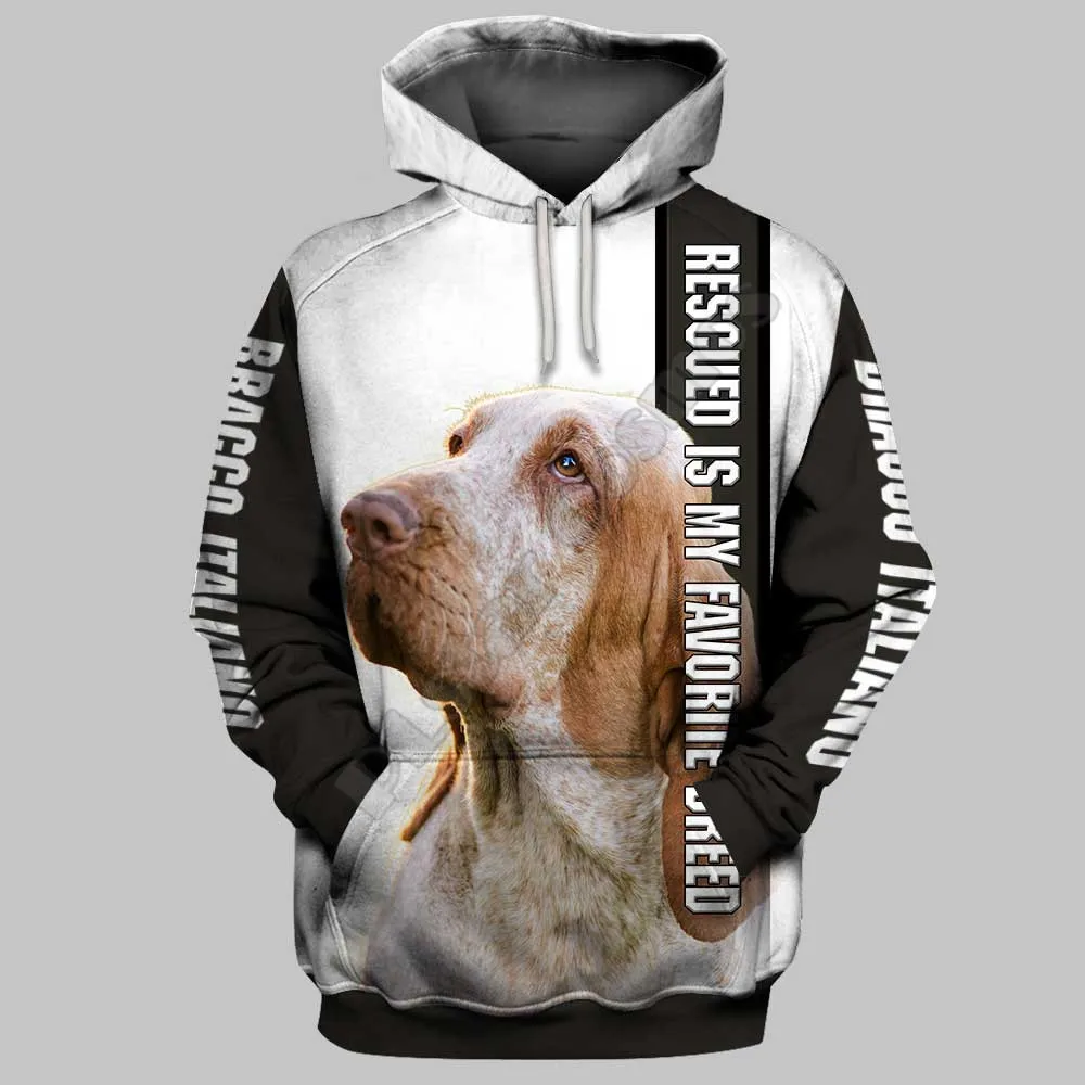 Bracco Italiano Rescue 3D Hoodies Printed Pullover Men For Women Funny Sweatshirts Sweater Animal Hoodies Drop Shipping 15