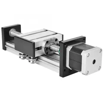 

400mm Stroke Single Shaft Ball Screw Linear Guide Rail CNC Sliding Table with 42 Motor