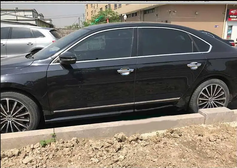 Дверная Чаша Дверная ручка крышка подходит для Volkswagen11-17 новая Passat Модифицированная, ABs ручная кнопка наклейка блестки