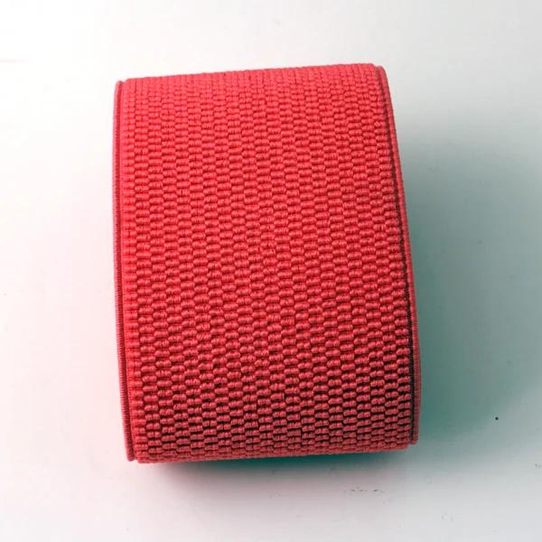 couleur : rouge, longueur : 1 m HLOY Bandes élastiques de 7,5 cm de large en grains de maïs/accessoires de couture/bande élastique