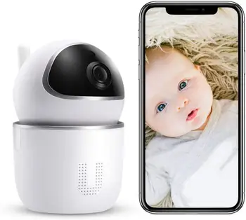 

Wireless Dome Camera, 360 Degree Smart Wireless Home Security Camera with View Night Vision, Cloud Storage, Motion Detection200w
