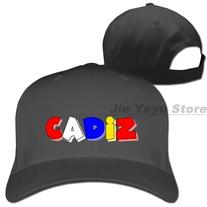 Бейсбольная кепка Cadiz с логотипом для мужчин и женщин, Кепка-Дальнобойщик, модная Регулируемая Кепка - Цвет: 1-Black
