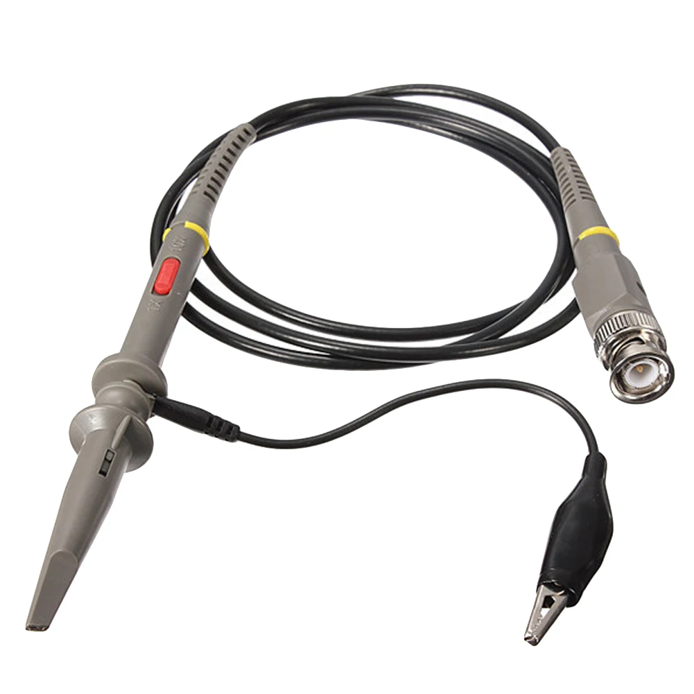 

BNC 1Set High Quality P6100 Oscilloscope Probe DC-100MHz Scope Clip Probe 100MHz